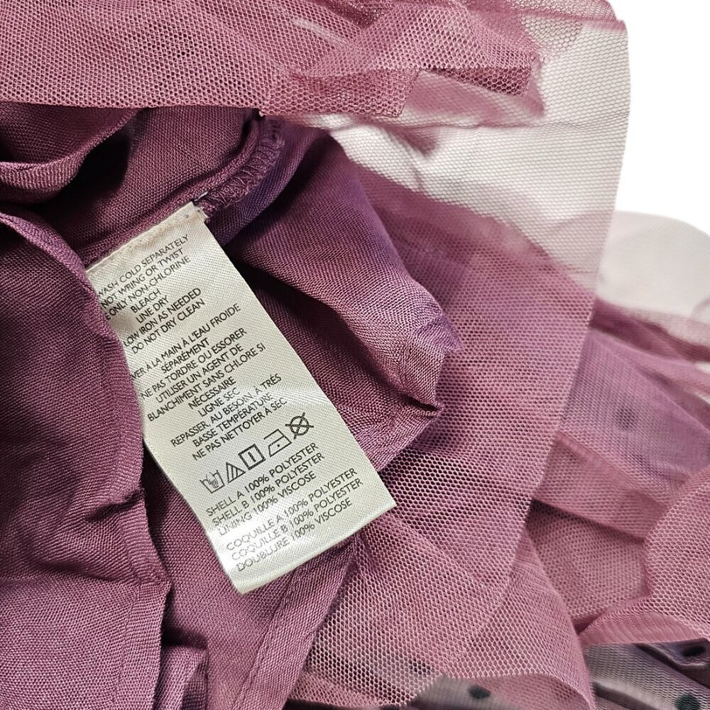 Maeve Dusty Rose Polka Dot Maxi Skirt - Picture 8 of 9